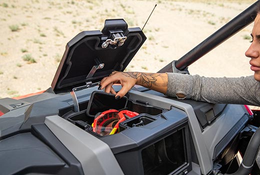 PREPARED FOR ALL-DAY RIDING